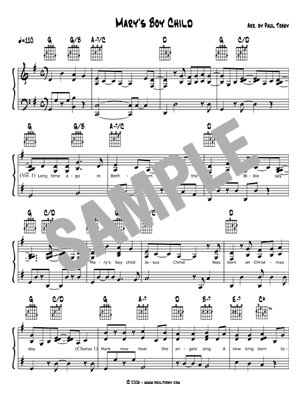 Mary's Boy Child Sample
