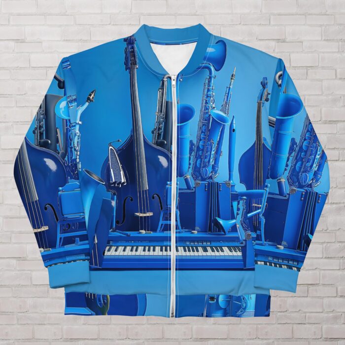 JAZZMENTL 'I AM THE BAND' Unisex Bomber Jacket - Image 2